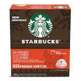Nespresso Starbucks Vertuo Colombia Coffee Capsules, 100-g, 8-pk Front_Elevated