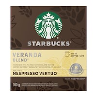 Nespresso Starbucks Vertuo Veranda Blend Coffee Capsules, 100-g, 8-pk Front_Flat