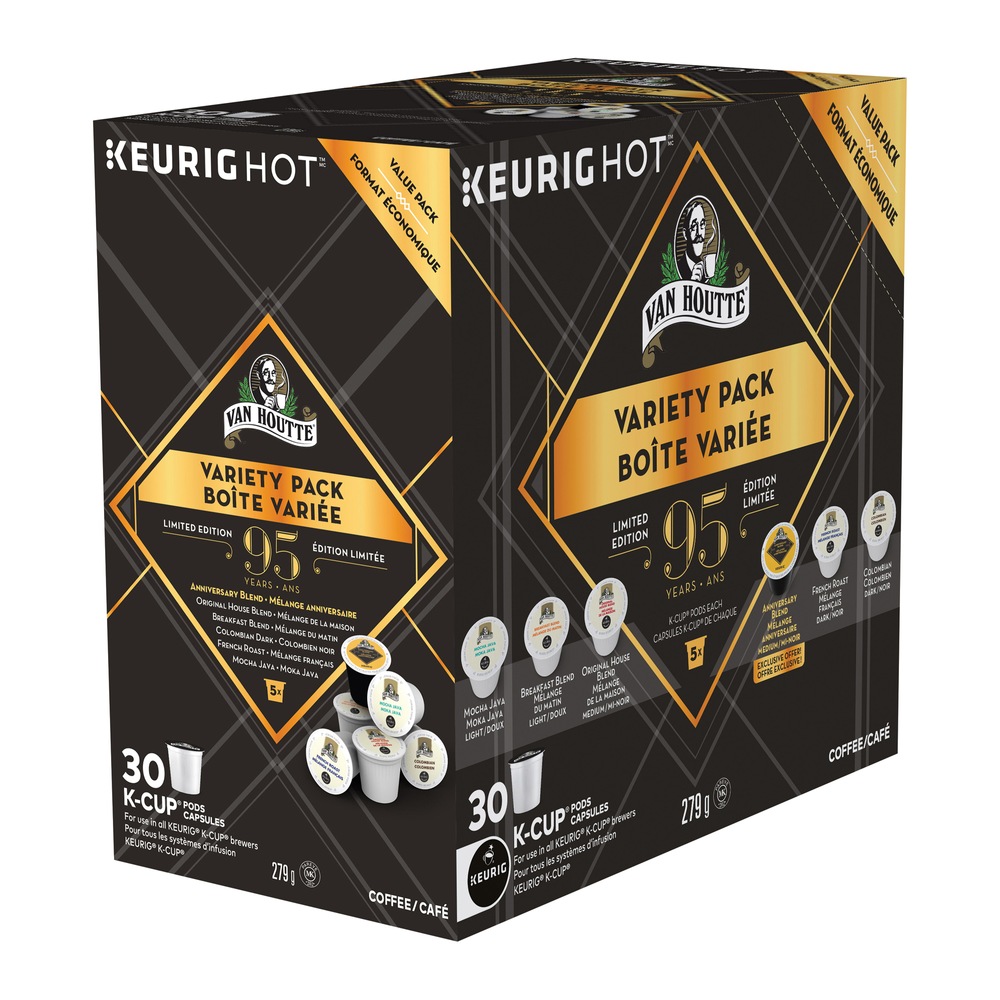 Keurig Van Houtte 95th Anniversary KCup Pods Variety Pack, 30pk