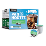 Van Houtte Brew Over Ice Dark Chocolate Coconut Medium Roast K-Cup® Coffee Pods, Recyclable, 115-g, 10-pk Composite_or_Mixed