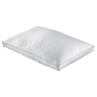 For Living Jumbo Hotel Cotton Pillow with Cotton Cover, Standard/Queen, 27-in x 19-in Front_Angled_Left