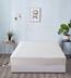 For Living Vinyl Zippered Mattress Protector, King, White Front_Elevated