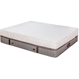 For Living Allergen Shield Mattress Casing for Bed Bugs, Twin, White Front_Three_Fourths_Angled_Right