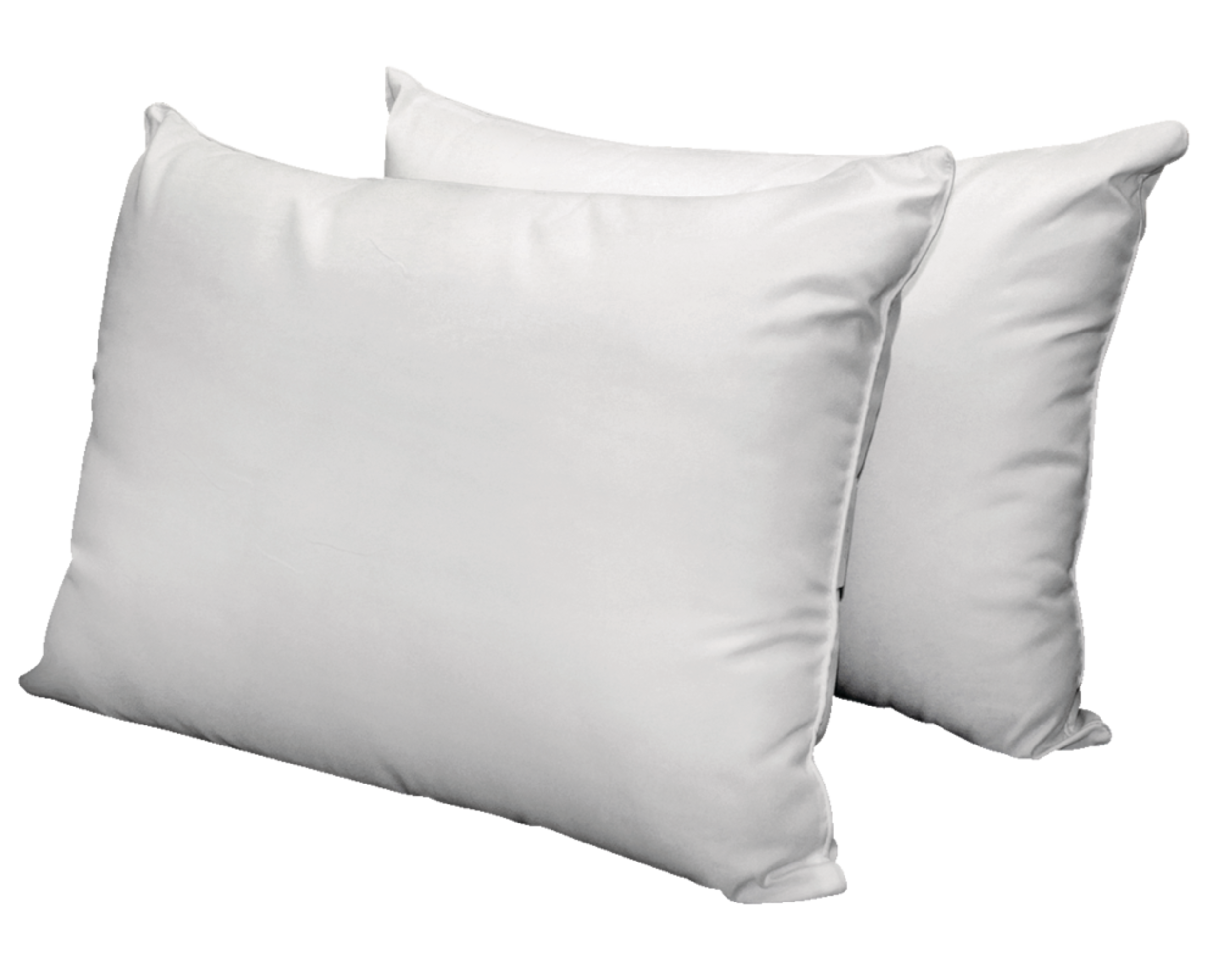 For Living Super Soft Microfibre Pillows, Standard/Queen, 28-in x 20-in, 2-pk Front_Angled_Left