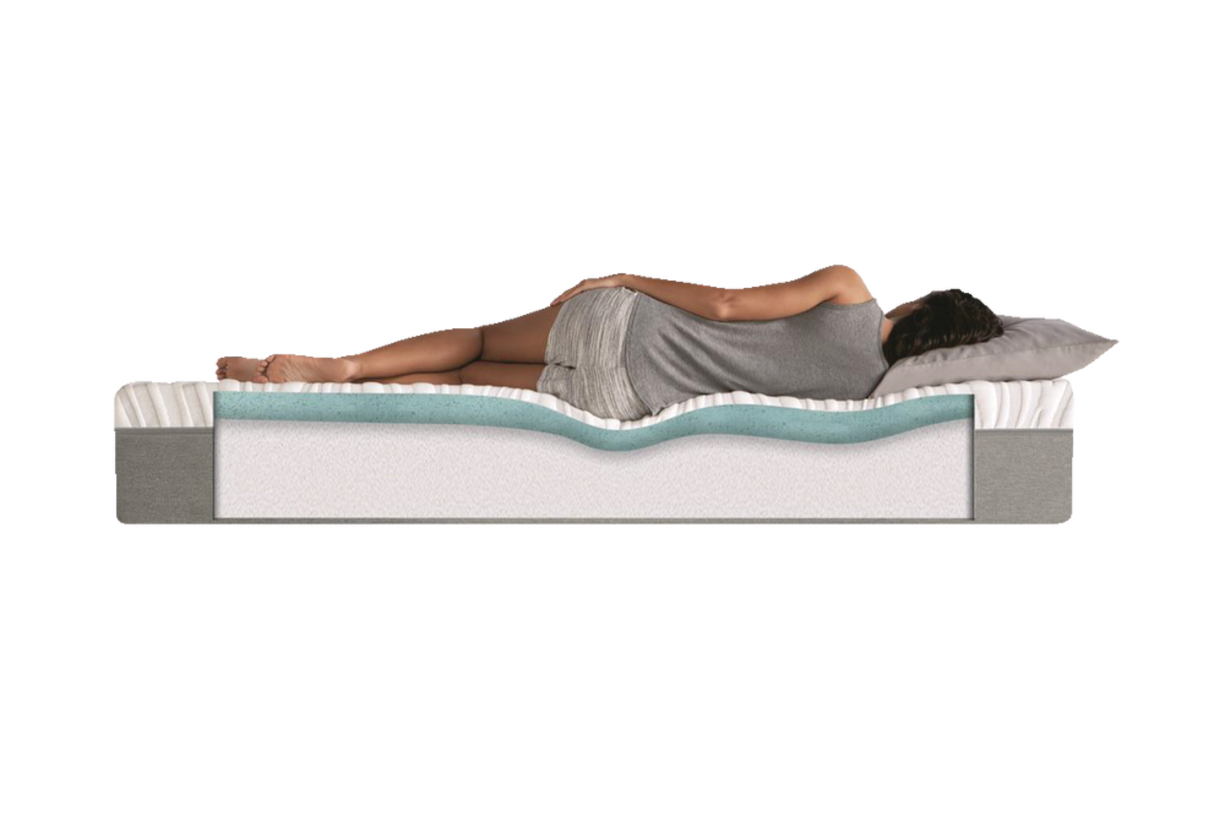 Serta Chinook PolarBreeze™ Gel Memory Foam Mattress In A Box, Assorted