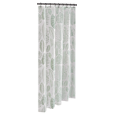 Rideau de douche en PEVA For Living, feuille verte, 70 x 72 po Front_Three_Fourths_Angled_Right