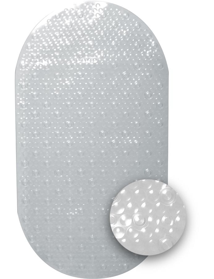 For Living AntiSlip Bath Tub Mat, Clear, 28in x 15in Canadian Tire