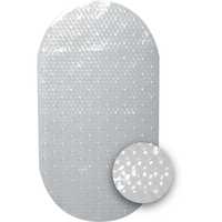 For Living Anti-Slip Bath Tub Mat, Clear, 28-in x 15-in