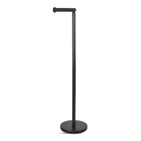 Toilet Paper Holder Stand, Matte Black