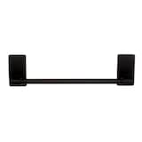Command Bath Hand Towel Bar, Matte Black, 3-lb Front_Flat
