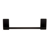 Command Bath Hand Towel Bar, Matte Black, 3-lb Front_Flat