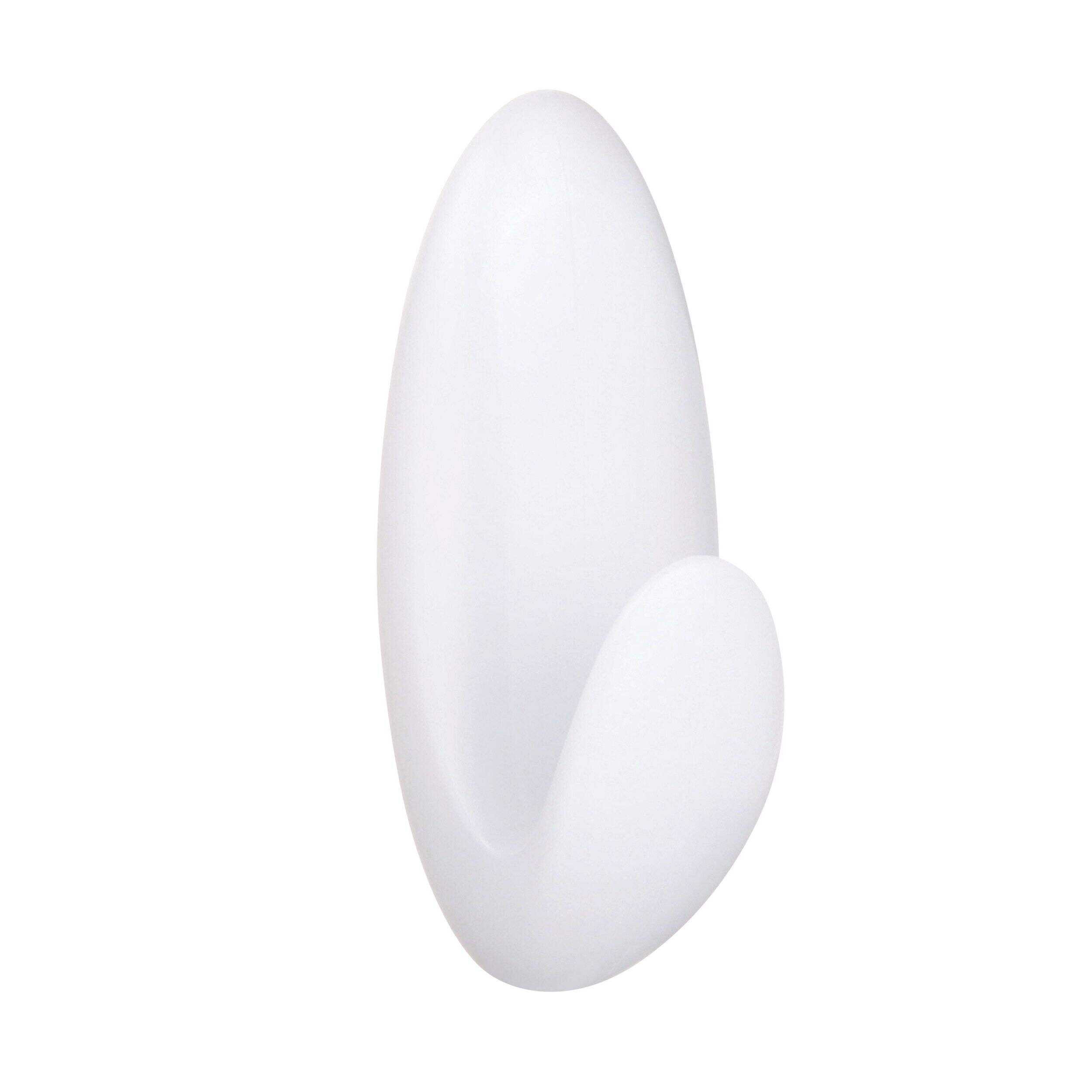 Command Bath Medium Hooks, Value Pack Front_Three_Fourths_Angled_Right