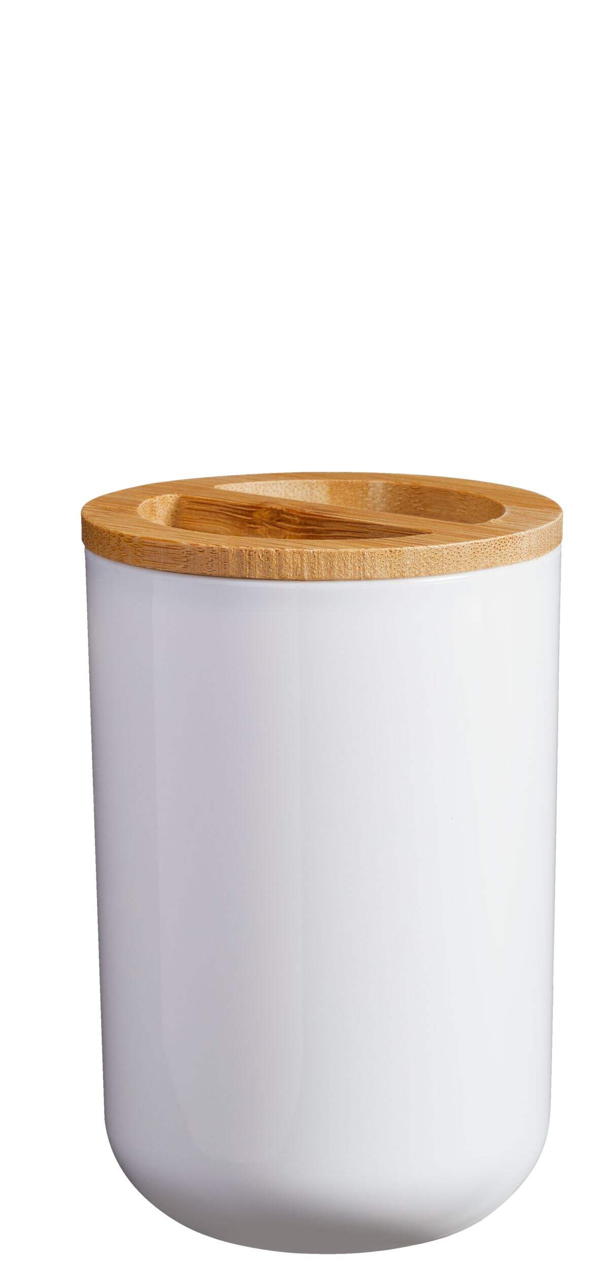 For Living Felicity Bamboo Toothbrush Holder Front_Angled_Right