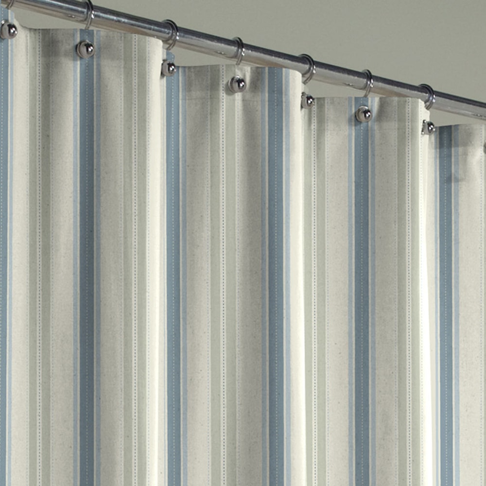 Twill Stripe Shower Curtain Canadian Tire