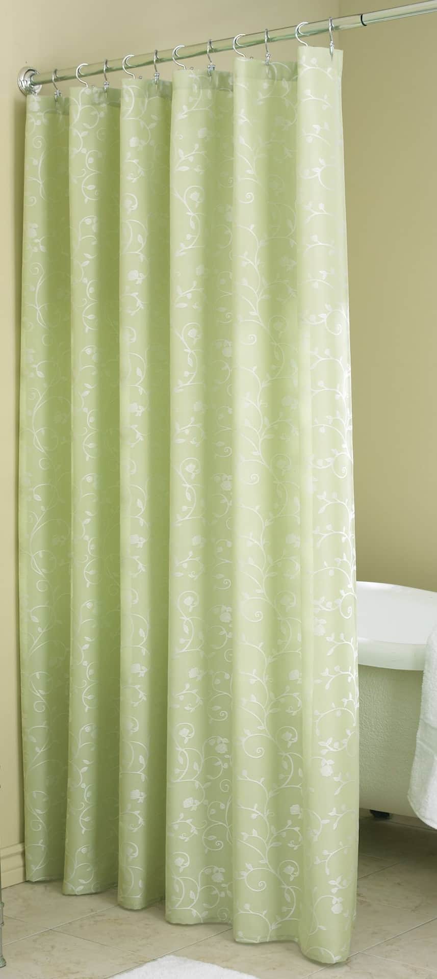 Debbie Travis Sage Scroll Shower Curtain