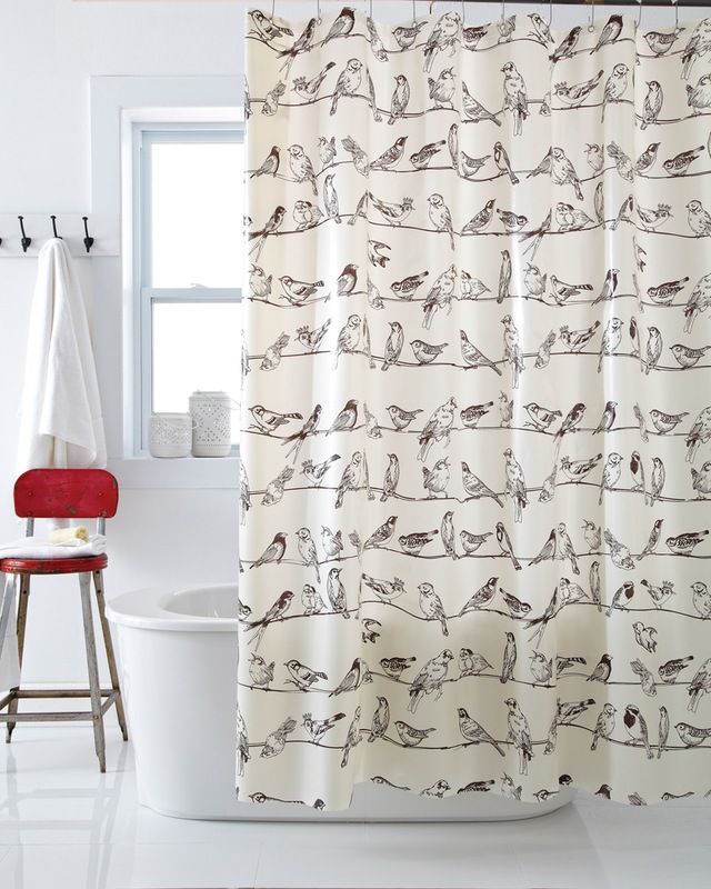 Cleanse Birds On A Wire Shower Curtain Canadian Tire