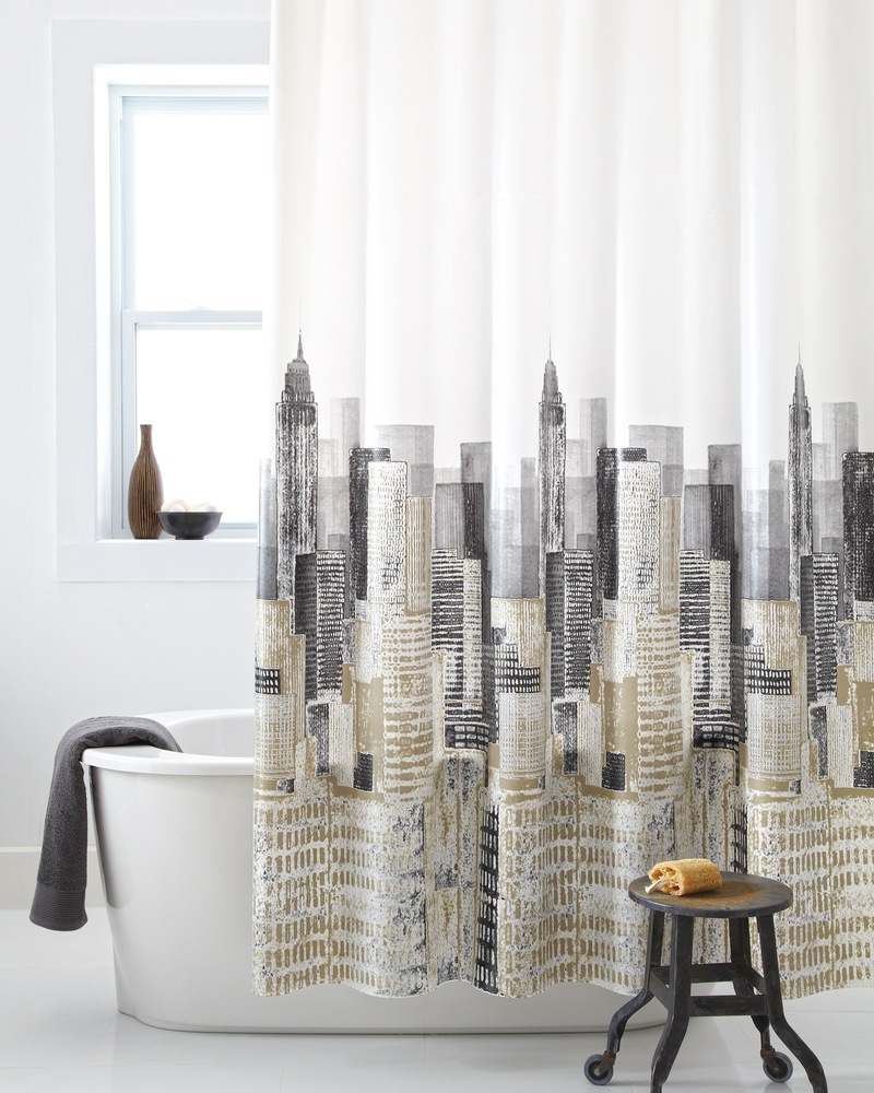 City Scapes Shower Curtain Canadian Tire