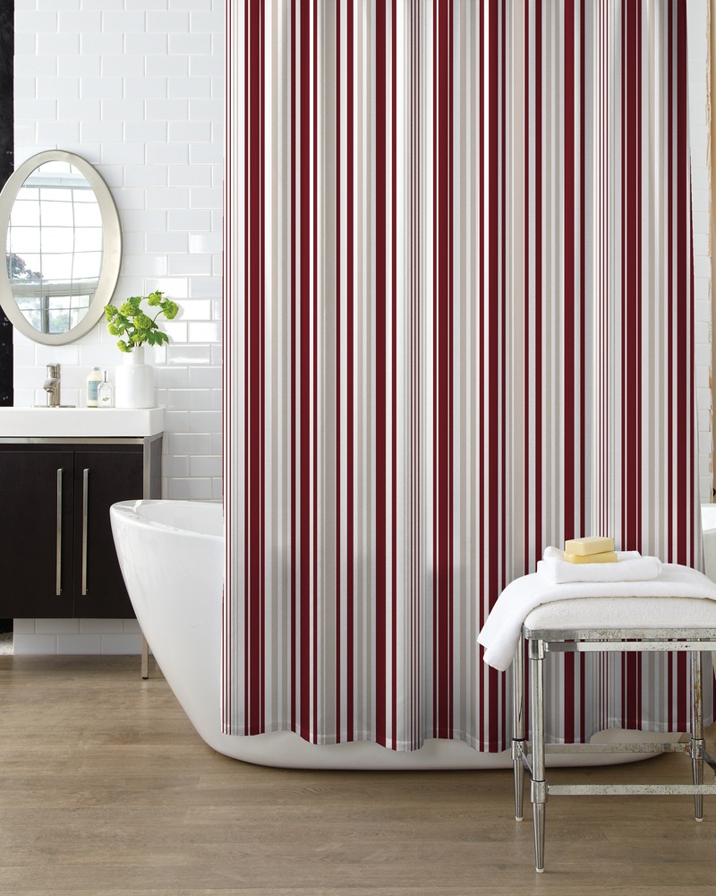 Oxford Stripe Shower Curtain Canadian Tire
