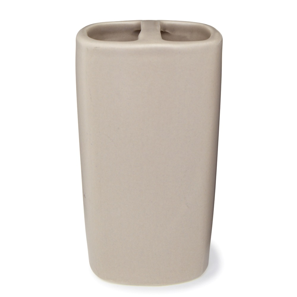 Round Taupe Toothbrush Holder Canadian Tire