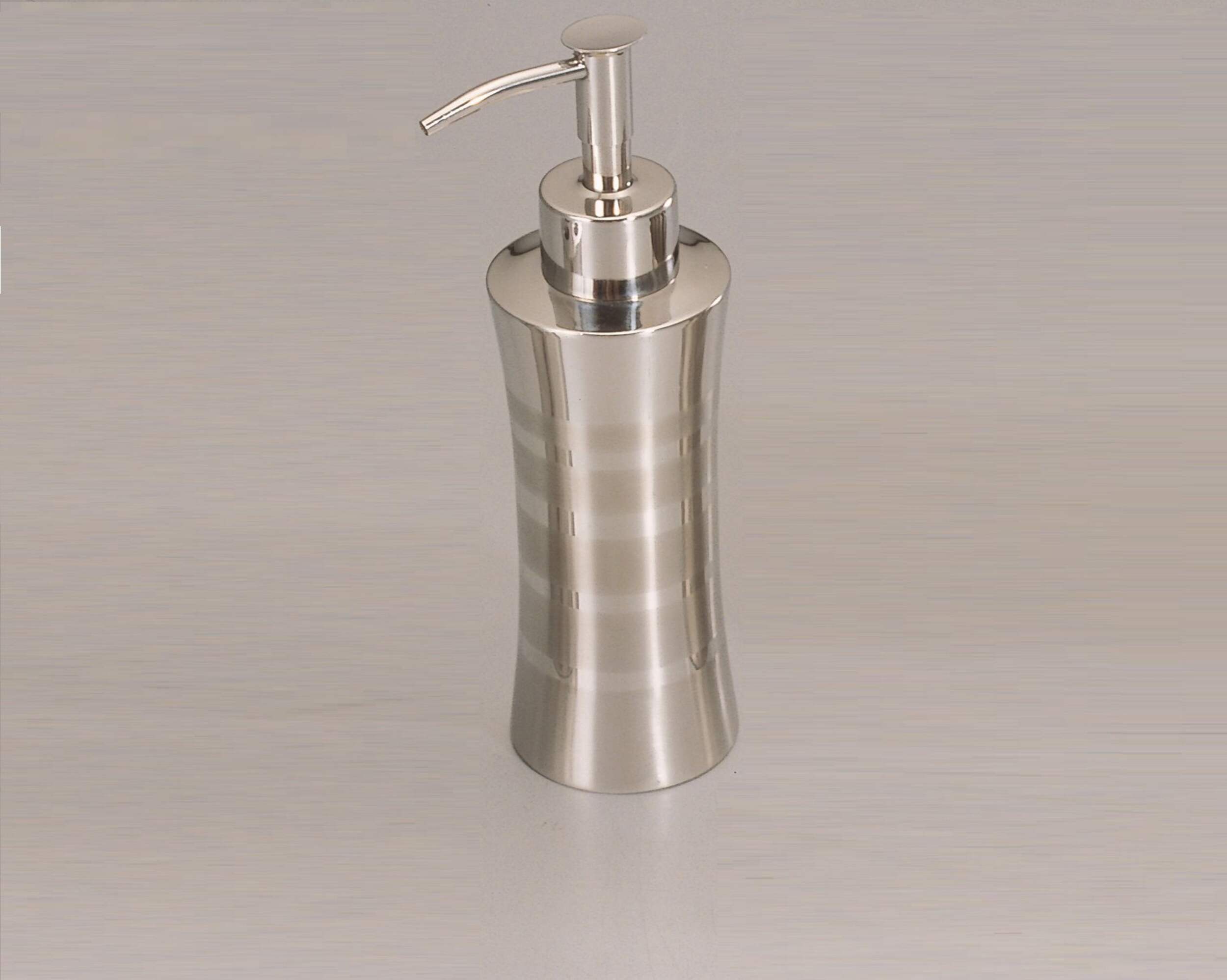 Distributeur de savon For Living en acier inoxydable Front_Elevated