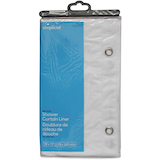 For Living Medium Weight Shower Curtain Liner, Assorted Colours, 70-in x 72-in Front_Flat