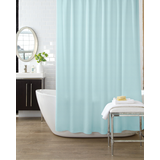 Solid Pique Shower Curtain Front_Flat