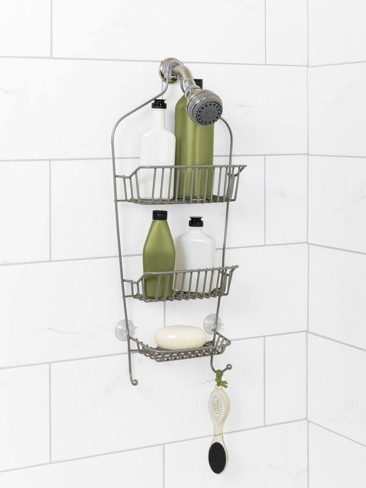 For Living Nickel Shower Caddy Canadian Tire