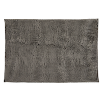 Dark Grey Chenille Bath Mat, 20-in x 30-in