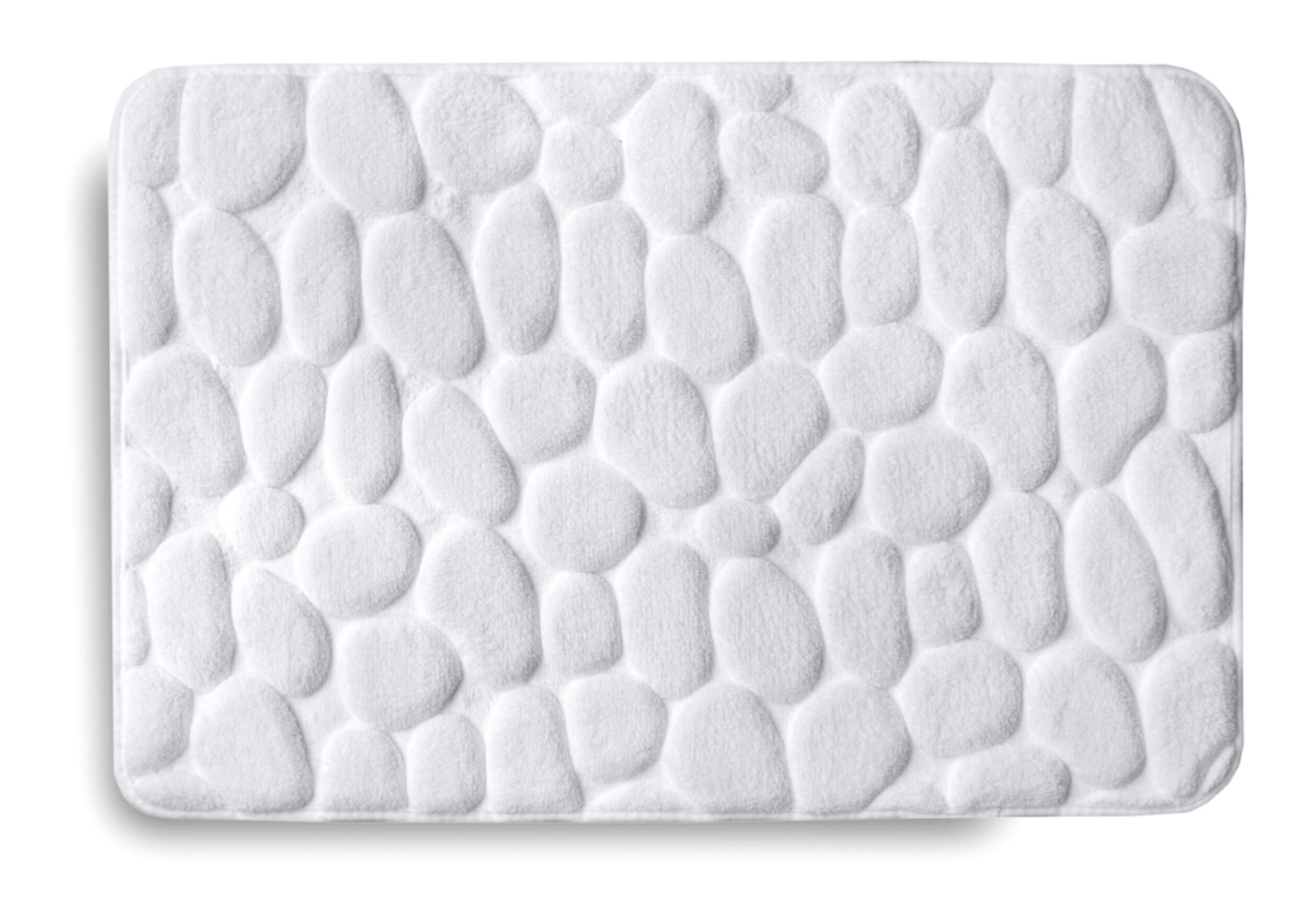 FOAM BATH MAT, WHT