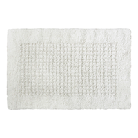 For Living Machine Wash Cotton Reversible Bath Rug, Assorted Colours, 16 x 24-in Front_Flat