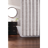 CANVAS Fabric Machine Wash Sticks Shower Curtain, 72-in x 72-in Composite_or_Mixed
