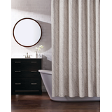 CANVAS Fabric Machine Wash Braid Shower Curtain, 72-in x 72-in Composite_or_Mixed