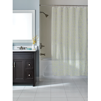 For Living PEVA Dots Shower Curtain, 72-in x 72-in Composite_or_Mixed