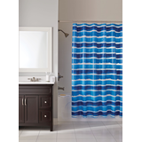 Rideau de douche à rayures For Living en CAV/E, 72 x 72&nbsp;po Composite_or_Mixed