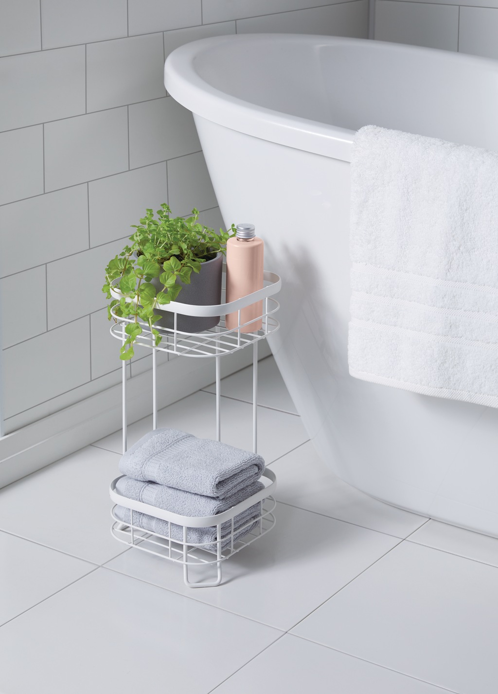type A 2Tier Floor Bath Caddy Canadian Tire