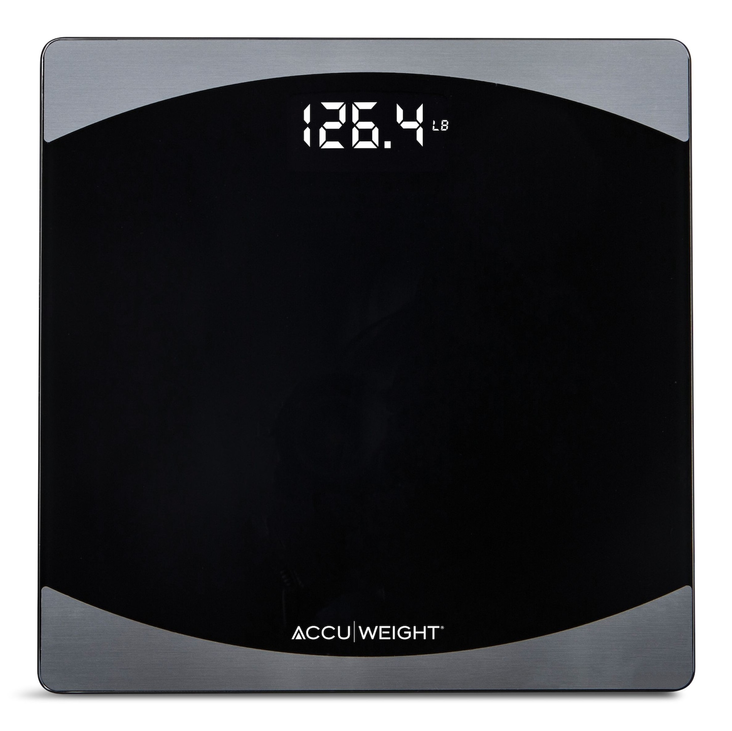 Accuweight Digital Bathroom Scale, Silver/Black, 400lb Canadian Tire