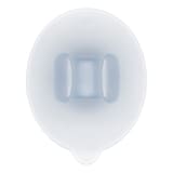 OXO PVC-Free Flexible Razor Holder with Suction Cup, Clear Front_Flat