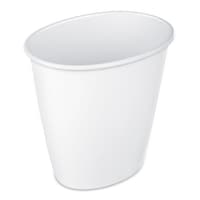 Sterilite Open Plastic Oval Vanity Wastebasket Trash Can, 5.7-L Front_Three_Fourths_Angled_Right