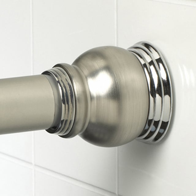 For Living Adjustable Aluminum TwoTone Shower Curtain Tension Rod, 44in to 72in Canadian Tire