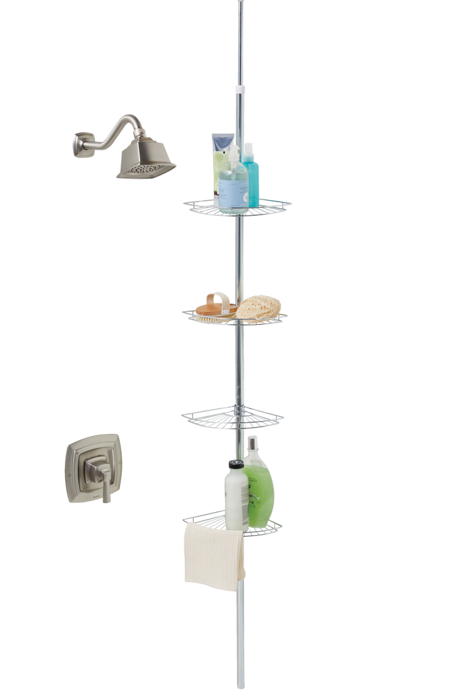 Tension Pole 4Shelf Shower Caddy Canadian Tire