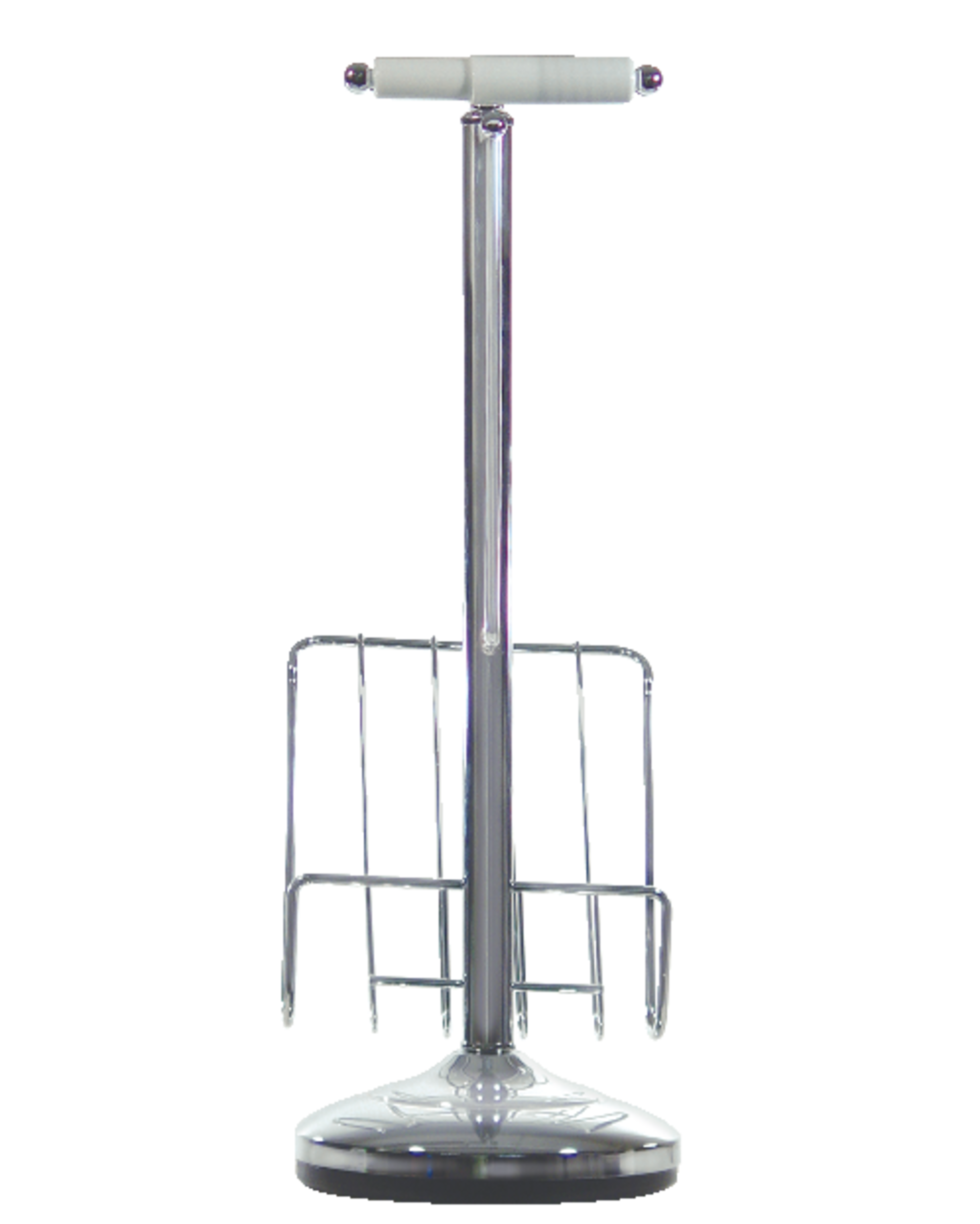 Peerless Toilet Paper Holder with Magazine Holder, 21.5 x 7.5-in Front_Flat