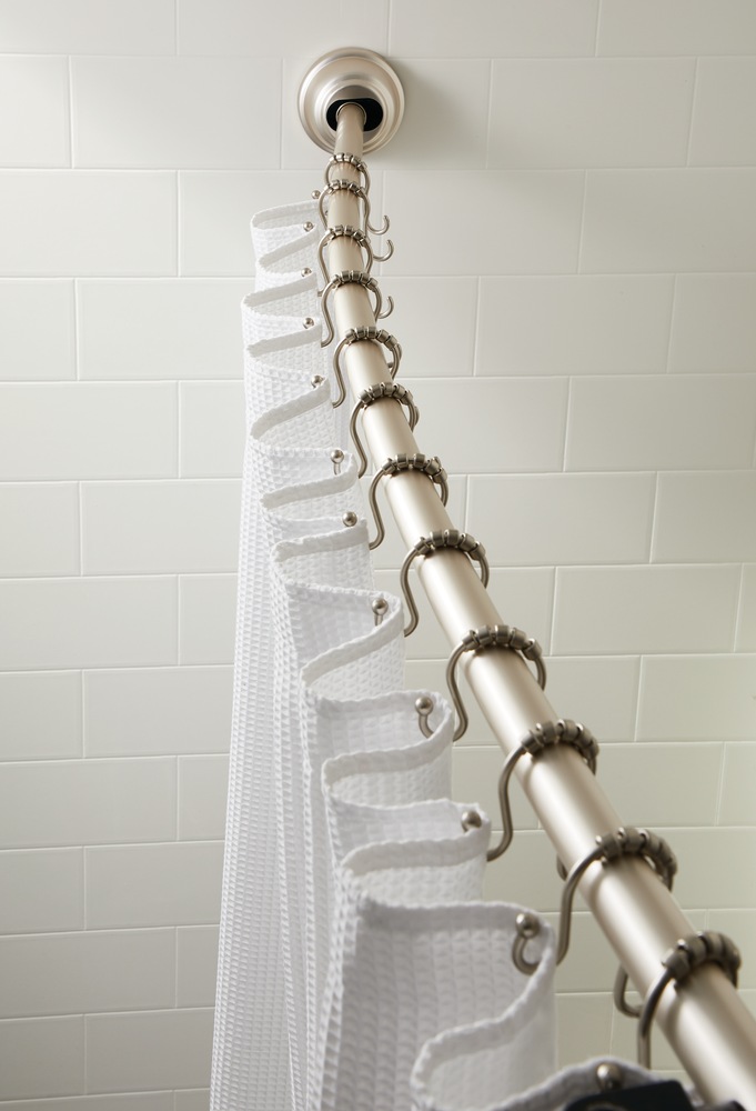 Curved Aluminum Dual Mount Shower Rod 72 In Canadian Tire Curved Aluminum Dual Mount Shower Rod, Canadian Tire Shower Curtain Tension Rod