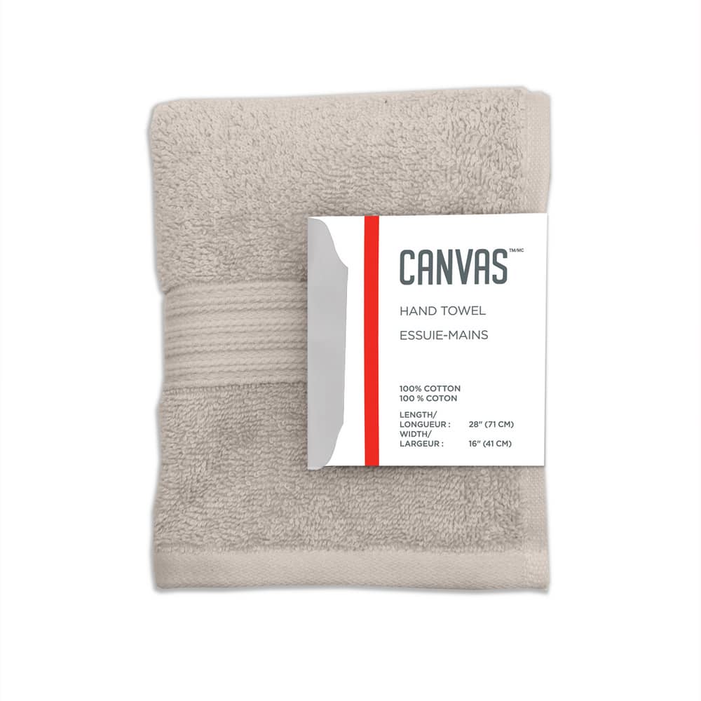 CANVAS Performance Cotton Absorbent Hand Towel, Assorted Colours, 28 x  16-in Canadian Tire