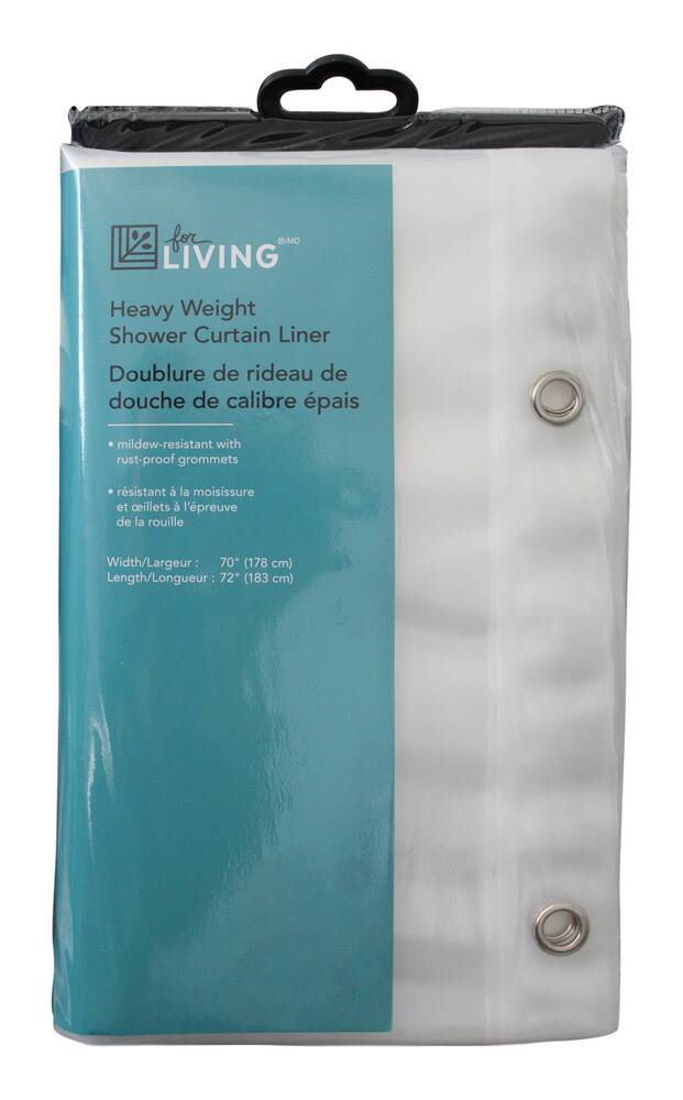 Heavy Weight Peva Shower Curtain Liner, Clear Magnetic Shower Curtain Liner
