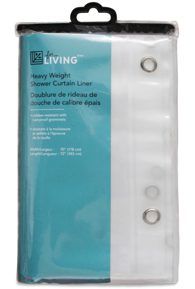 For Living Heavy Weight Peva Shower Curtain Liner Canadian Tire Heavy Weight Peva Shower Curtain Liner, Car Shower Curtain Liner Replacement