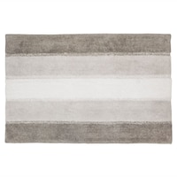 CANVAS Machine Wash Cotton Non-Slip Back Bath Mat Set, Assorted Colours, 20 x 32-in Front_Flat
