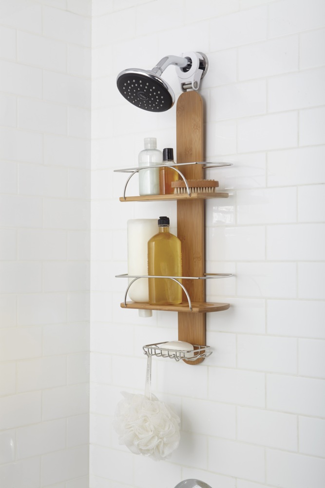 CANVAS Bamboo Shower Caddy Canadian Tire