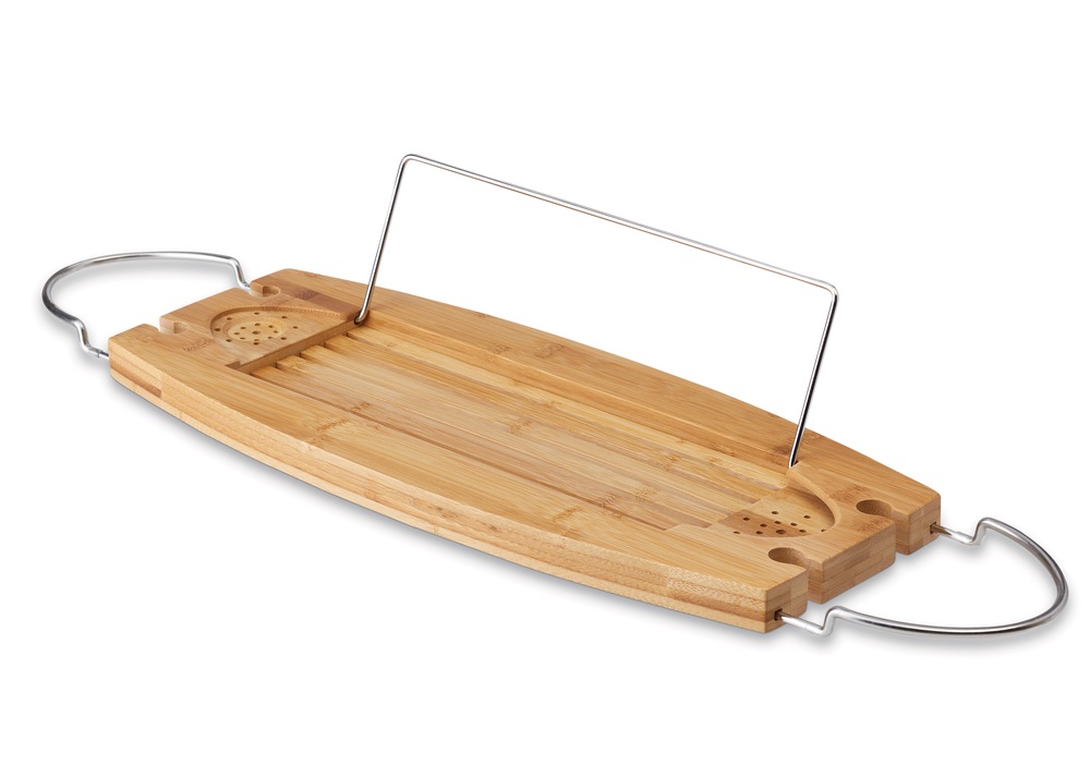 CANVAS Bamboo RustResistant 2Shelves Bath Caddy, with 2 Hooks Canadian Tire