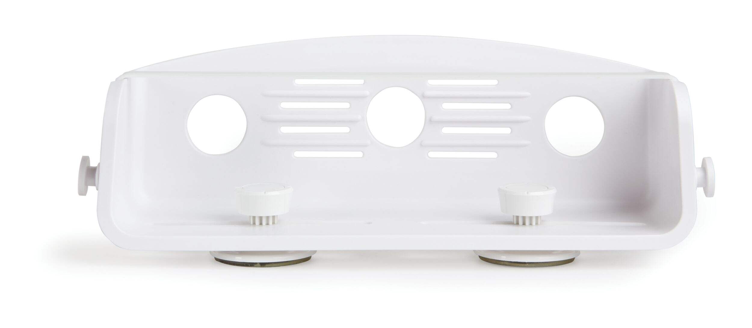 Panier de douche Umbra Flex Gel-Lock, antirouille, avec crochets, blanc Front_Flat