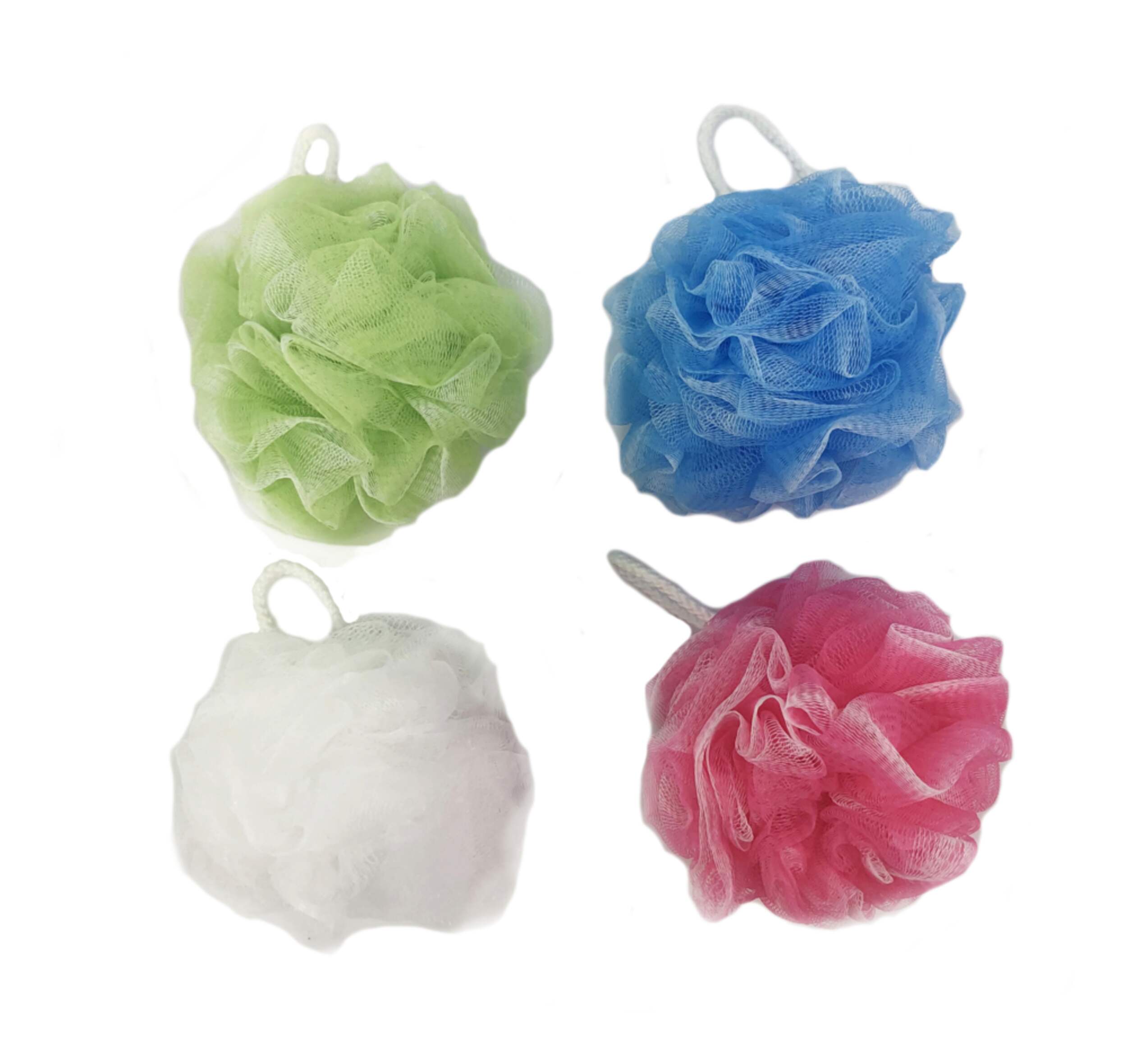 Maison Kleen Loofah Shower Sponge, Assorted Colours Composite_or_Mixed